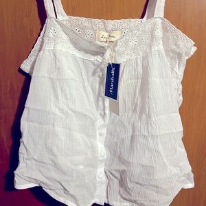 White tank top shirt